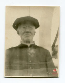 Beauvoir José María a bordo del vapor Asturiano. Enero 1924