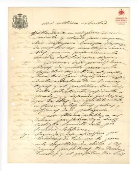 Texto manuscrito Mi última volundad