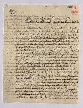 9 cartas manuscritas al Padre Pedemonte 1921-1924