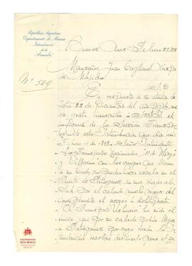 Carta dirigida al Card. Cagliero de Guillermo Pintos (28-2-1898)