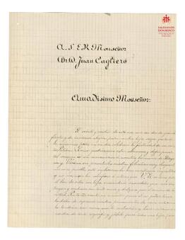 Correspondencia al Card. Cagliero de once remitentes, sin fecha clara.
