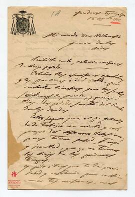 Carta de Mons. Cagliero a Don Milanesio (18-8-1912)