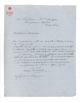 Carta dirigida al Card. Cagliero de Ciriaca Santinelli (29-6-1900)