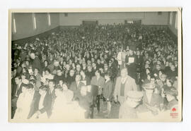 Restos del Cardenal Cagliero. Acto en el cine San Martín.14-5-64
