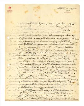 Carta de Mons. Cagliero a Don Orsi (26-8-1914)