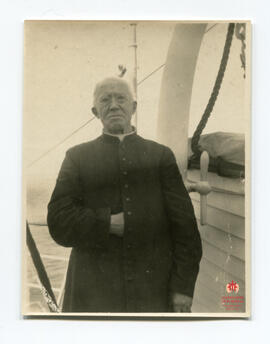 Beauvoir José María a bordo del vapor Asturiano. Enero 1924