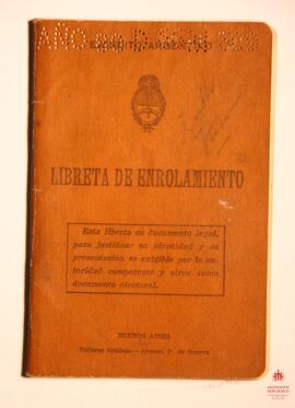 Libreta de enrolamiento de A. Zatti